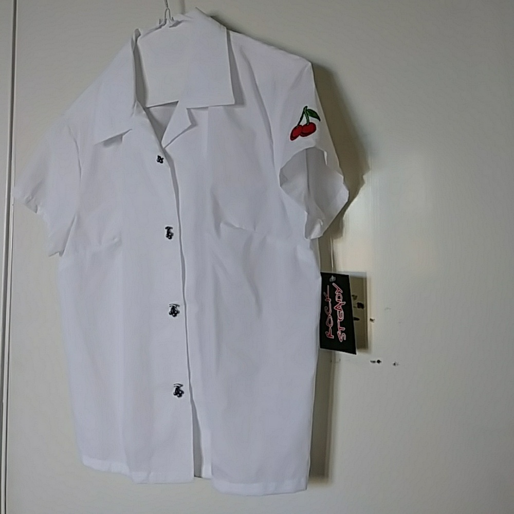 Rock Steady Shirt w/cherry detail