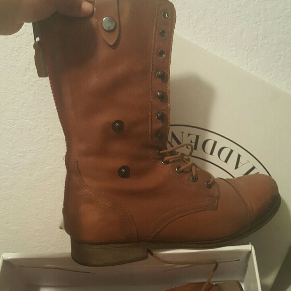 Steve Madden combat boots