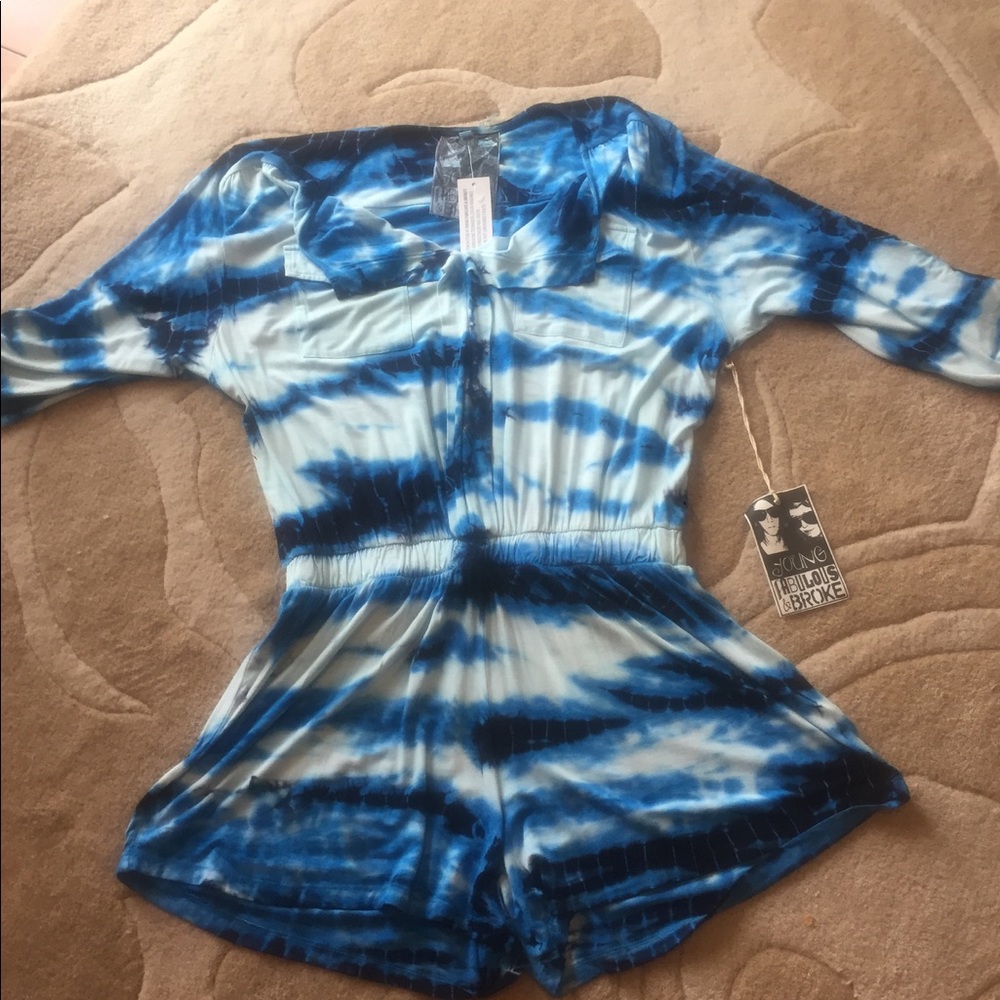 Tie die romper