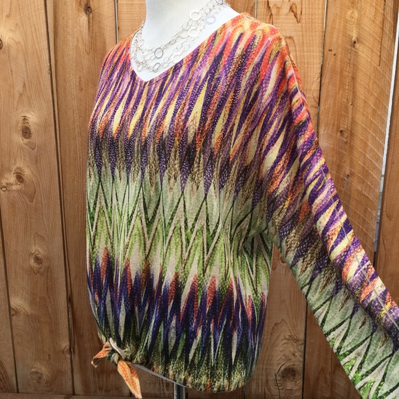 Chico's Sweaters - Chico's | Light Weight Fall Colors Sweater