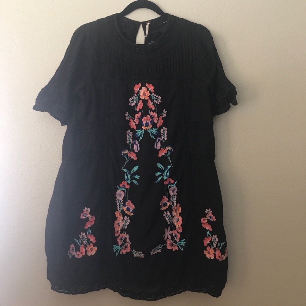 Free People Embroidered Dress