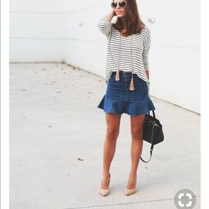H&M denim skirt