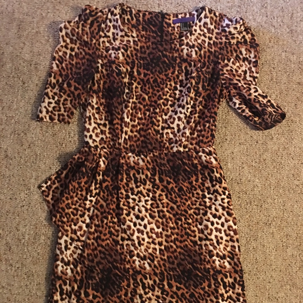 Cheetah Print Dress