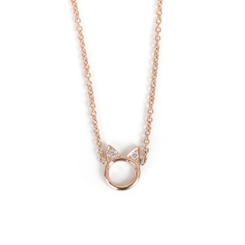 Catbird Hortense Choupette cat necklace