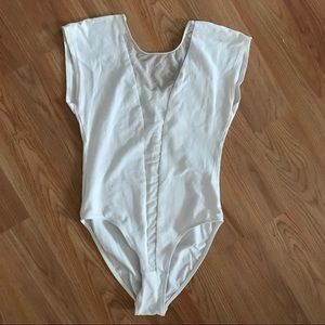American Apparel white bodysuit