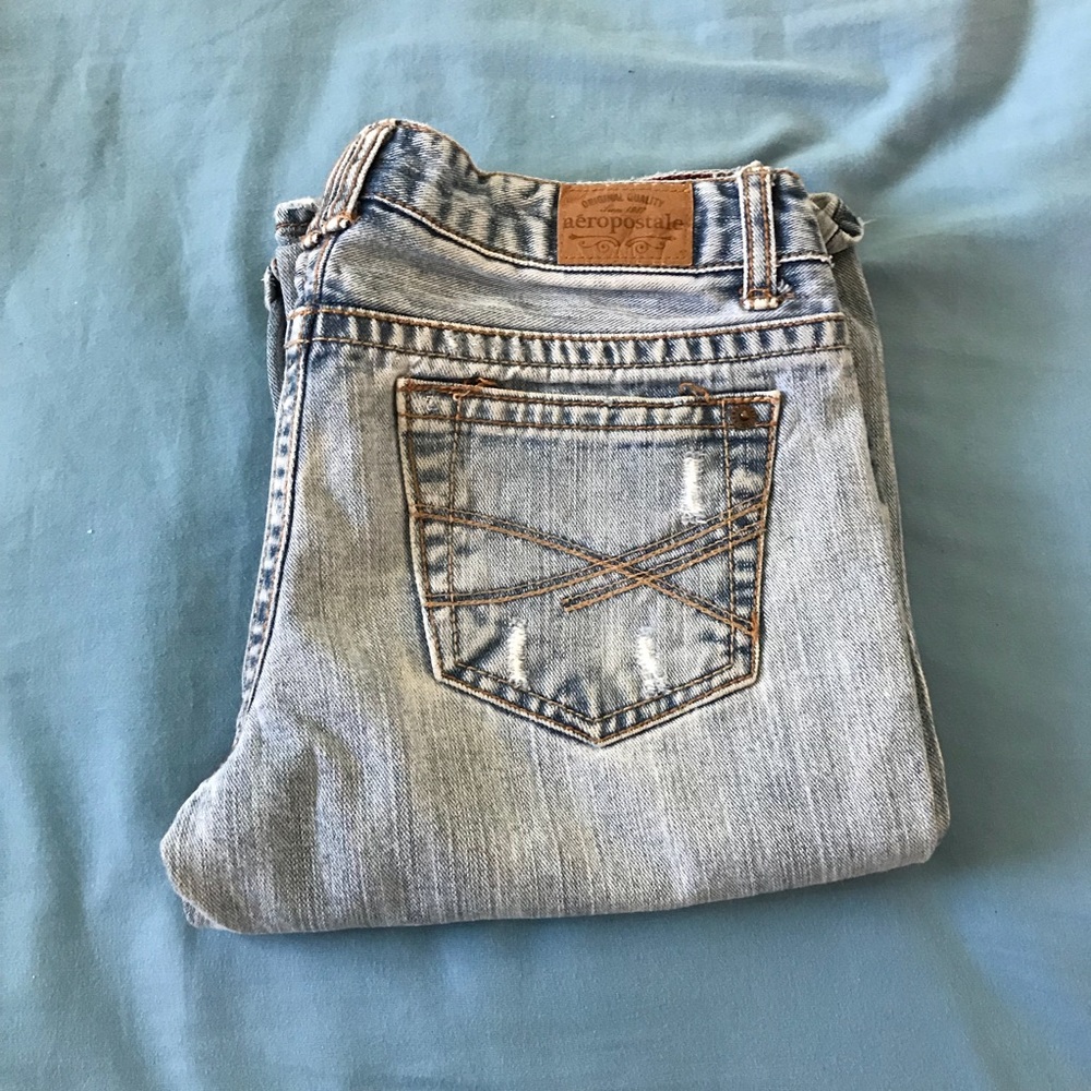 Flare distressed Jeans