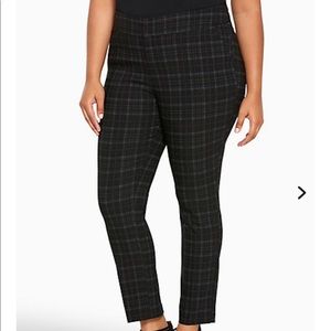 Torrid plaid trouser pants