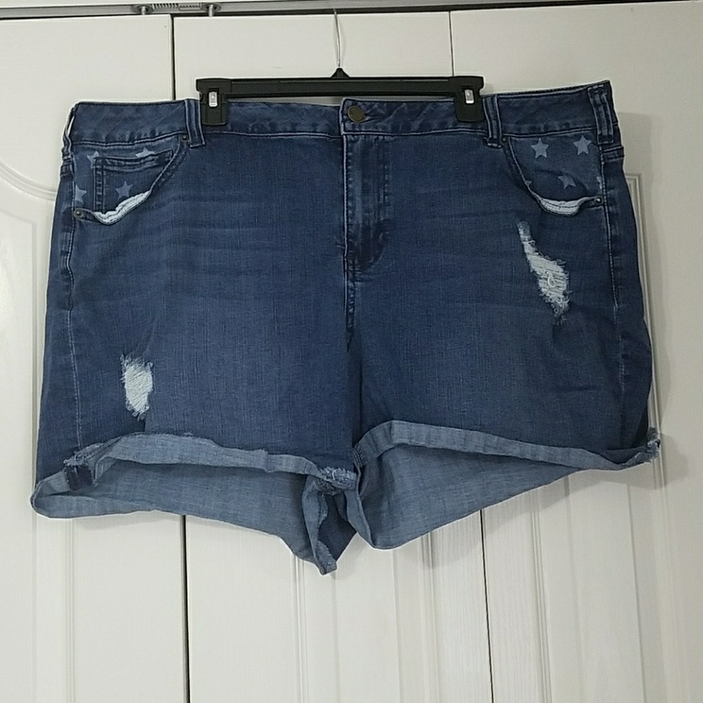 Lane Bryant Stars and Stripes Weekend Short