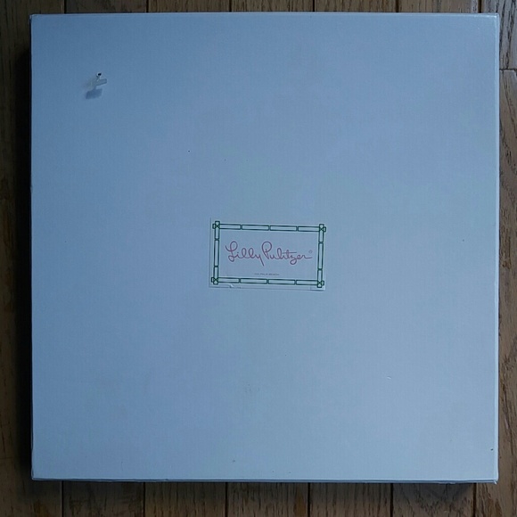 Lilly Pulitzer "Yes Please" Set of Hostess Plates - Picture 6 of 8