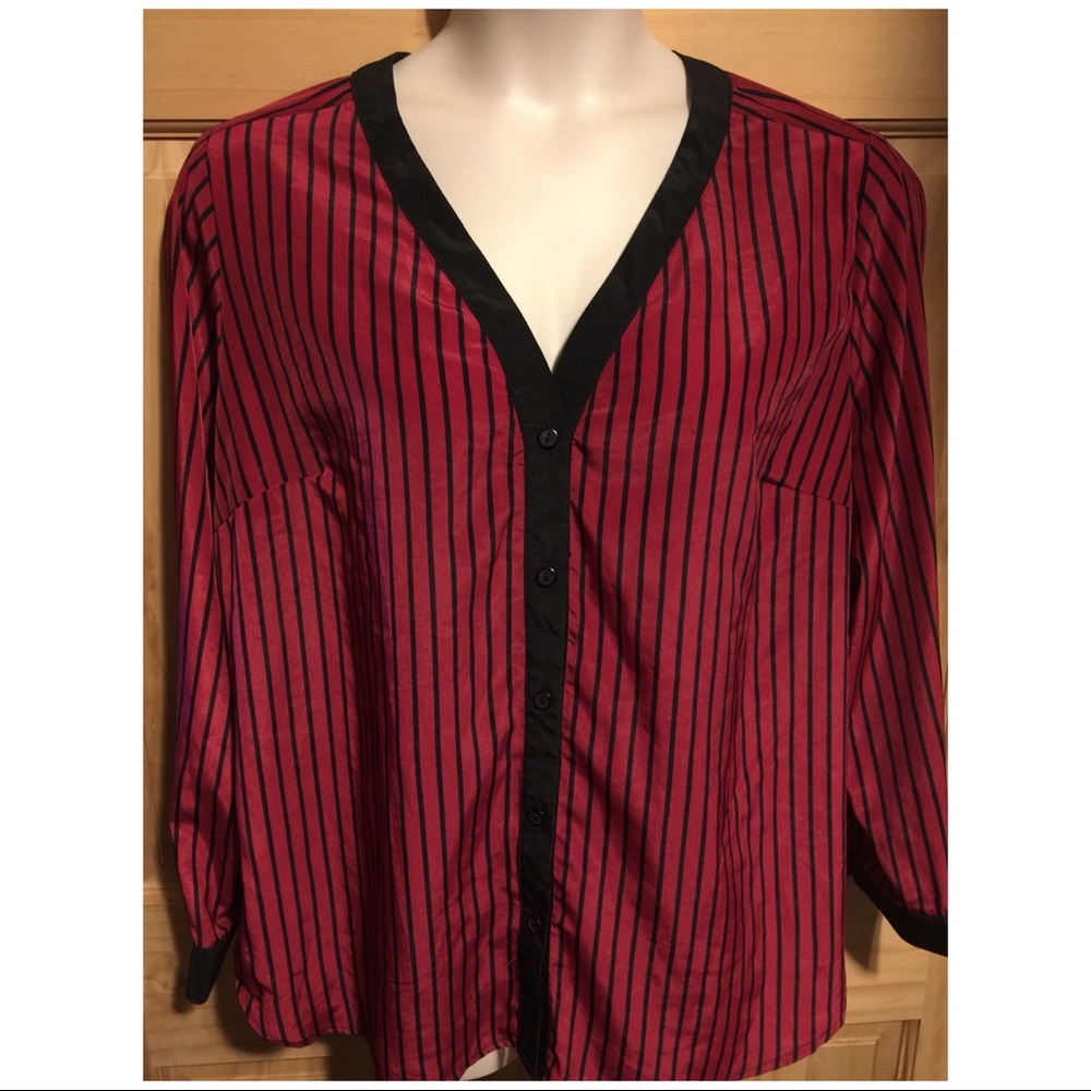 NEW Elementz Striped Blouse