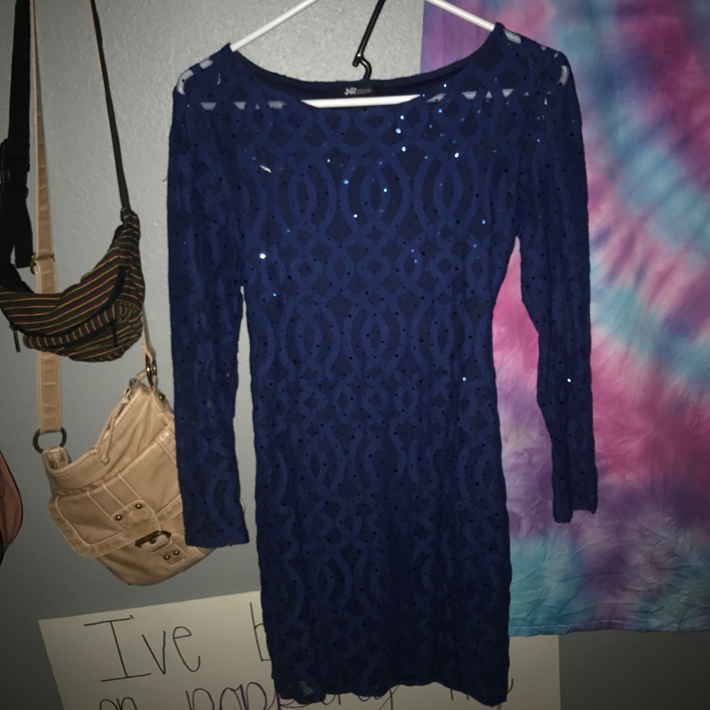 navy homecoming dress