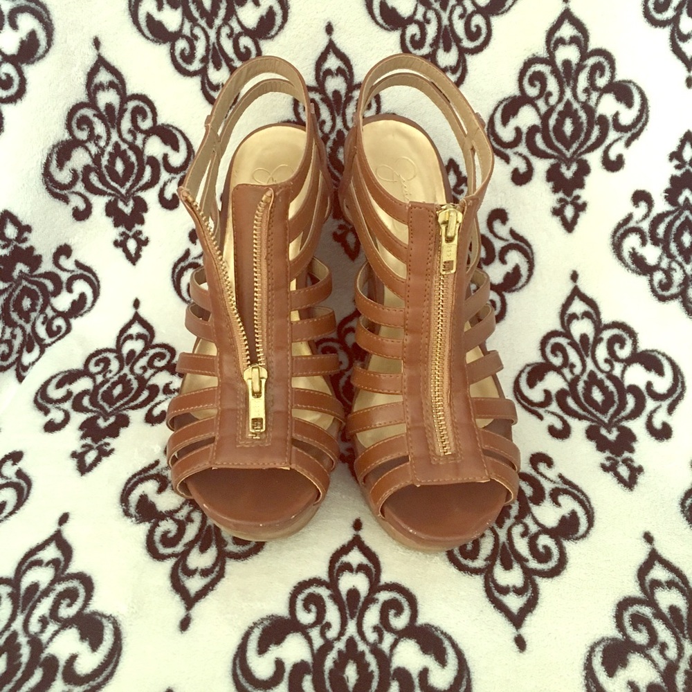 Jessica Simpson Strappy Wedges