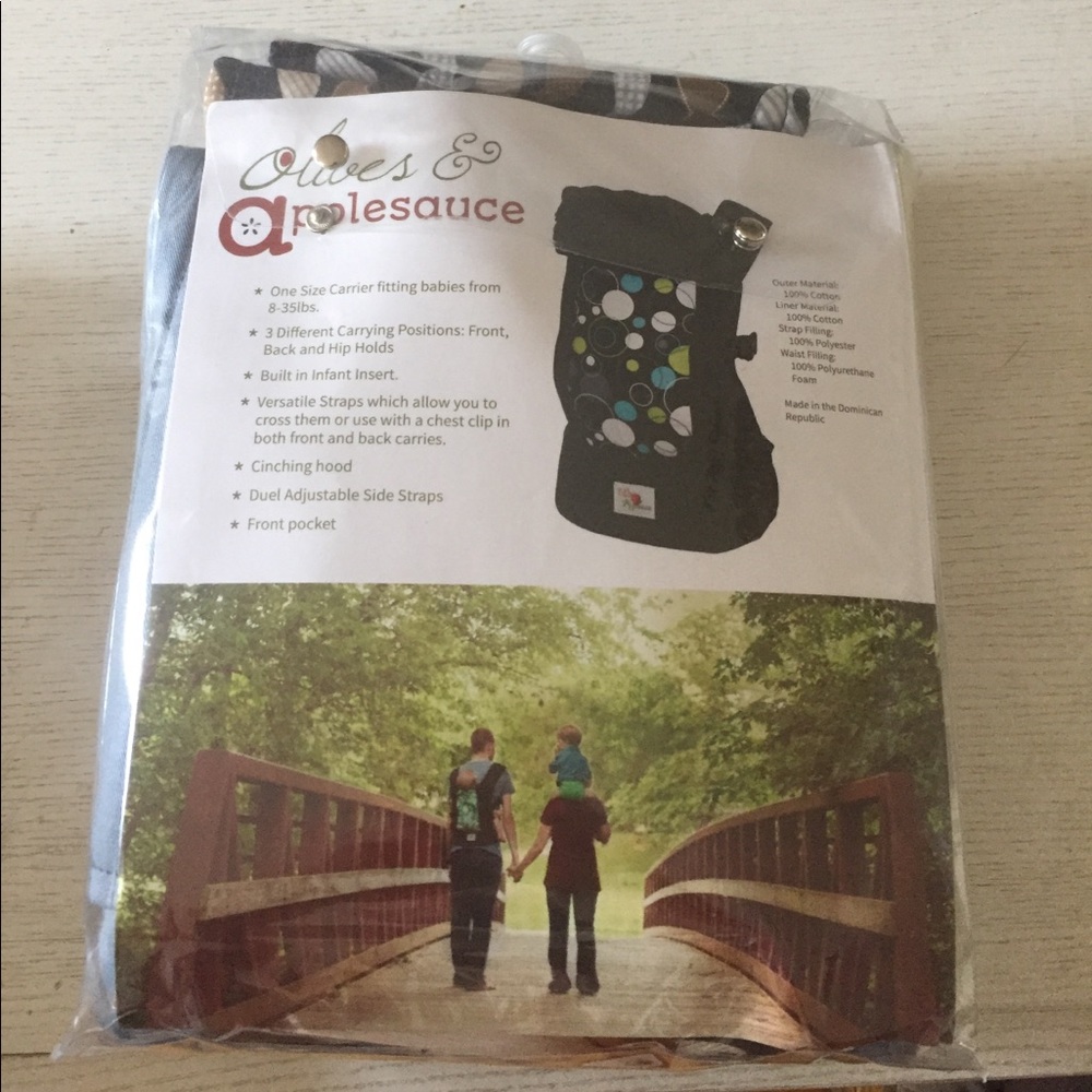 Olives & Applesauce soft structured baby carrier