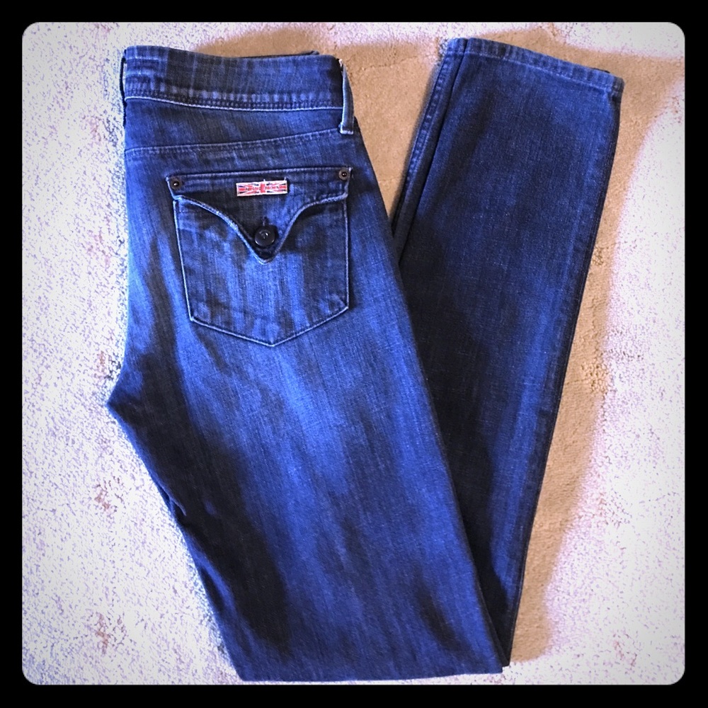 Hudson Skinny low rise size 27 jeans.