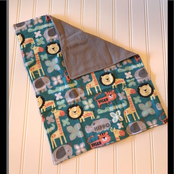 Animal Burpcloths, burp rag, neutral baby - Picture 2 of 3