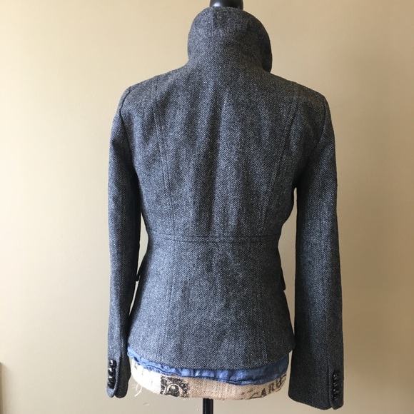 🛑SOLD J.crew Bella jacket irish wool herringbone - Picture 5 of 8