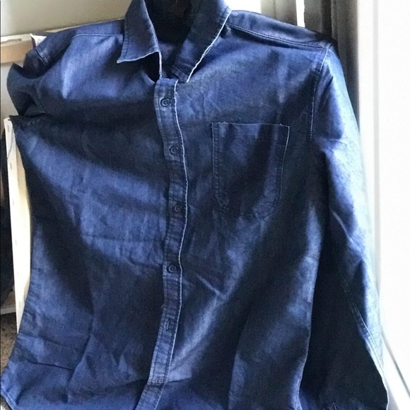 Faux Denim shirt - Picture 2 of 2