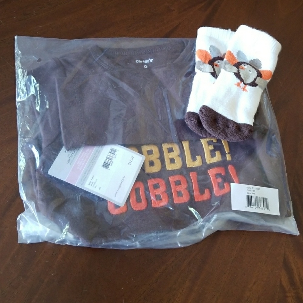 *SOLD* Gobble, Gobble Onesie