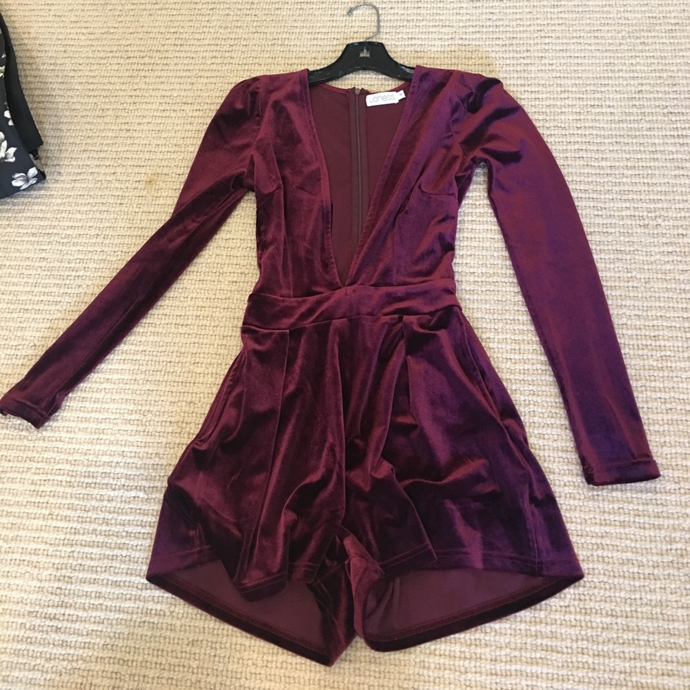 Velvet romper