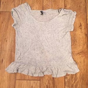 HM Peplum skirted Tshirt top