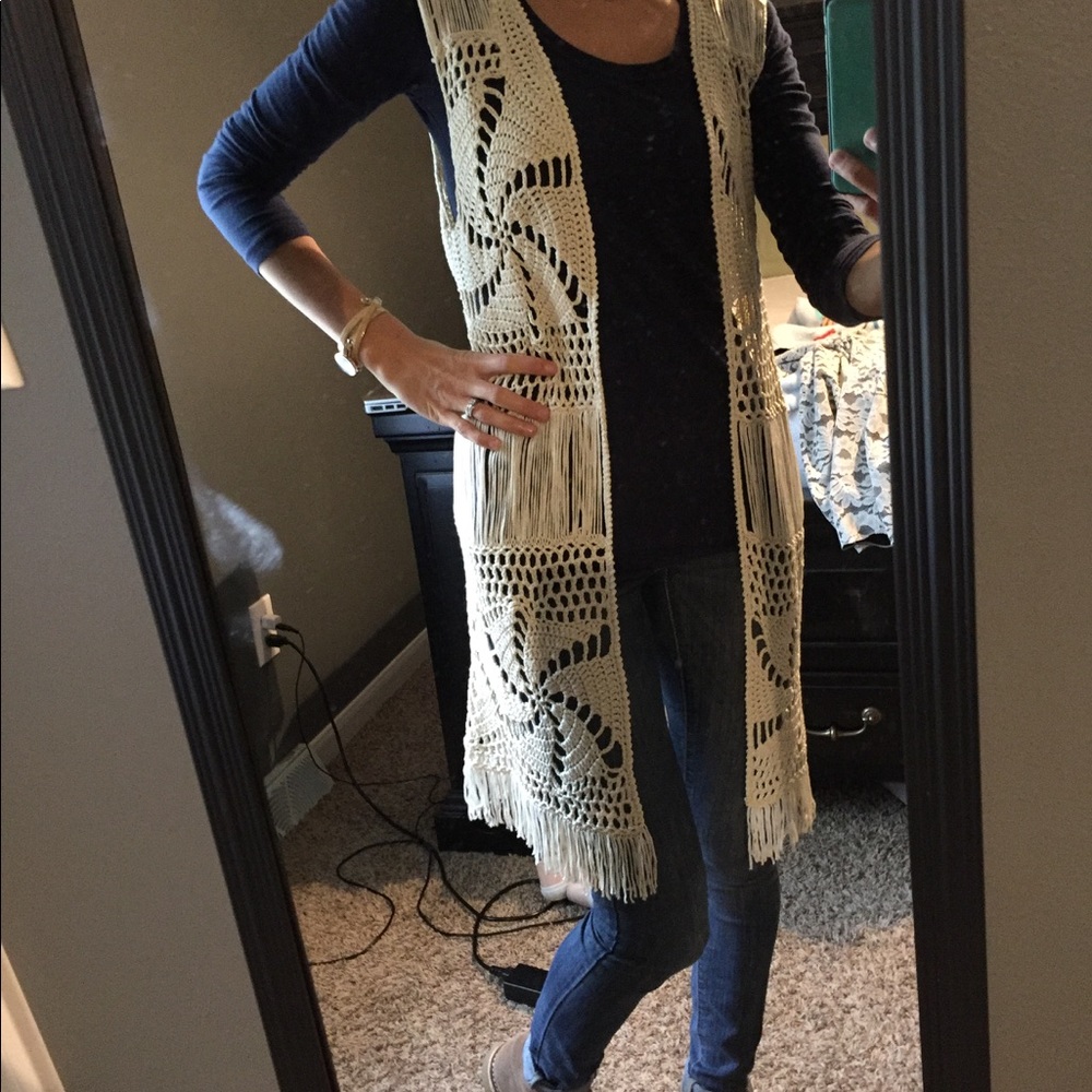 Just in time for fall!!! Crochet vest