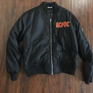 AC/DC bomber jacket! Cute!