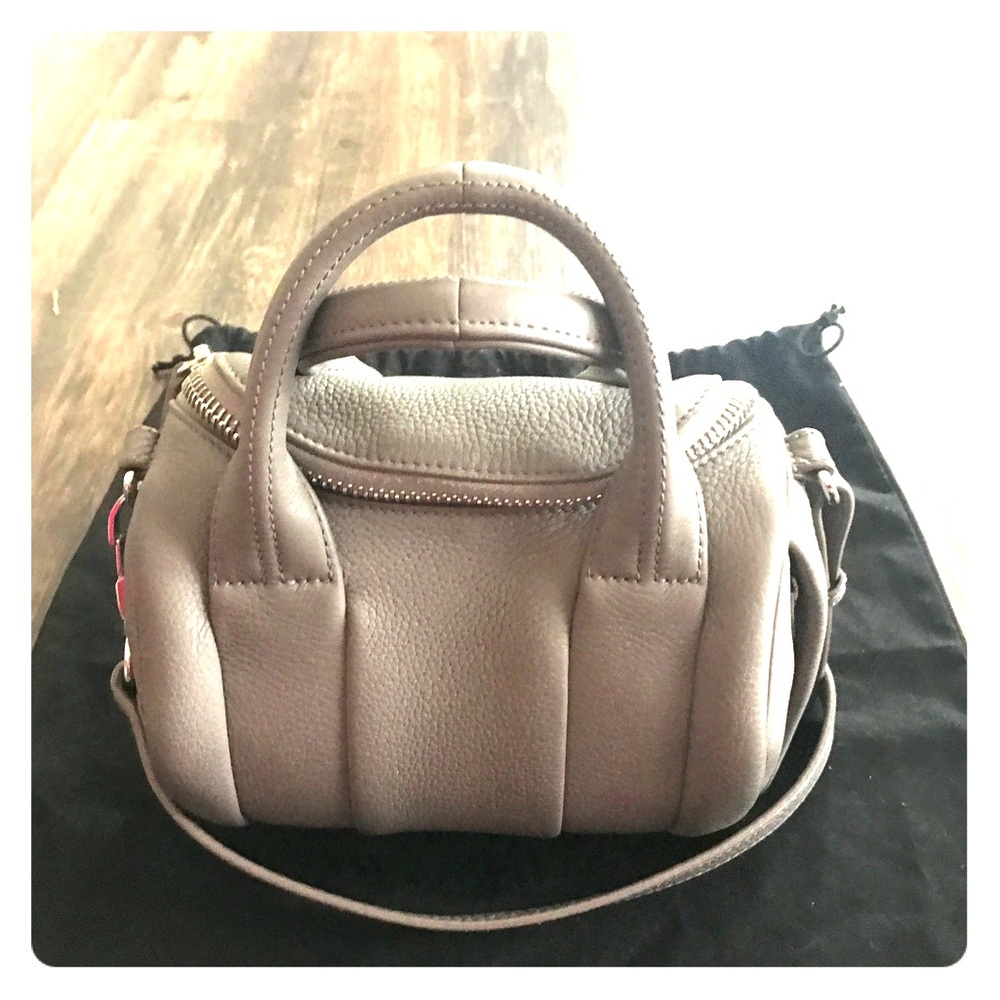 Alexander Wang Rockie pebbled leather satchel