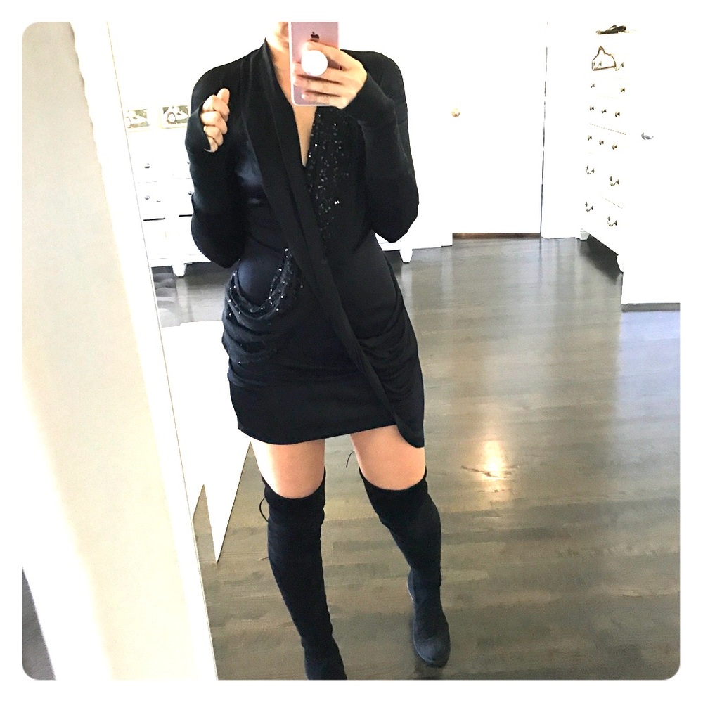 Night out tunic.  Great with jeans or leggings.