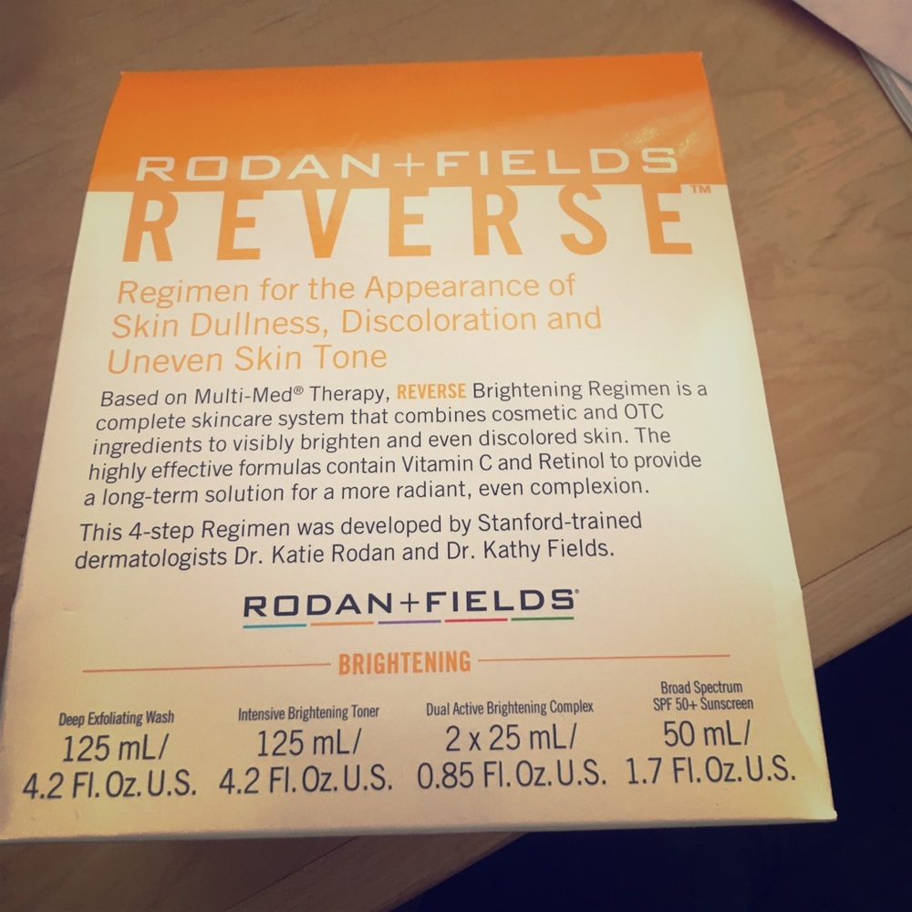 R&F REVERSE 4-part skin regime