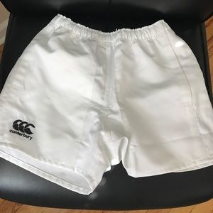 Never worn white Canterbury shorts size S