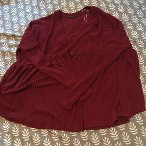 Maroon covers weather cover up