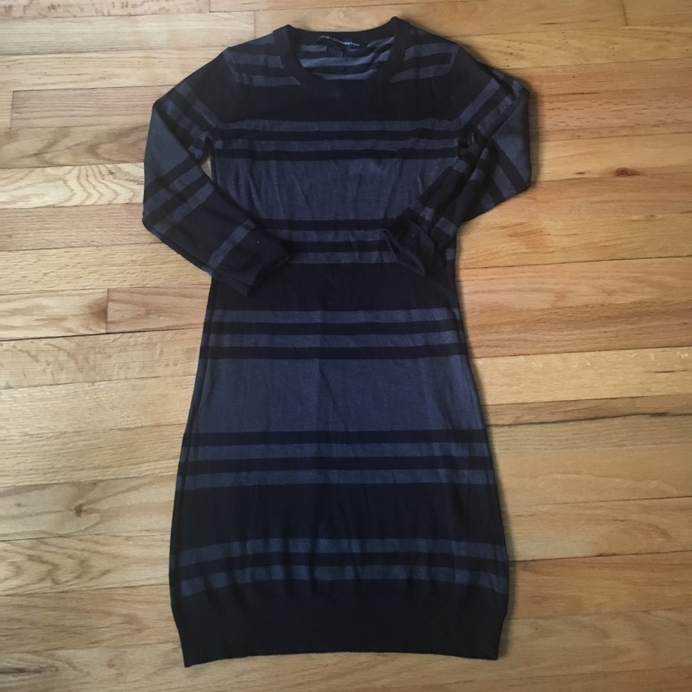 French connection thin sweater, sweater dress.