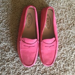 Authentic Tod's Suede Loafers