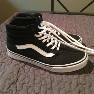 Vans black high tops