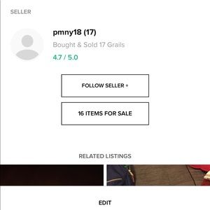 (not for sale) screenshots of seller legitimacy