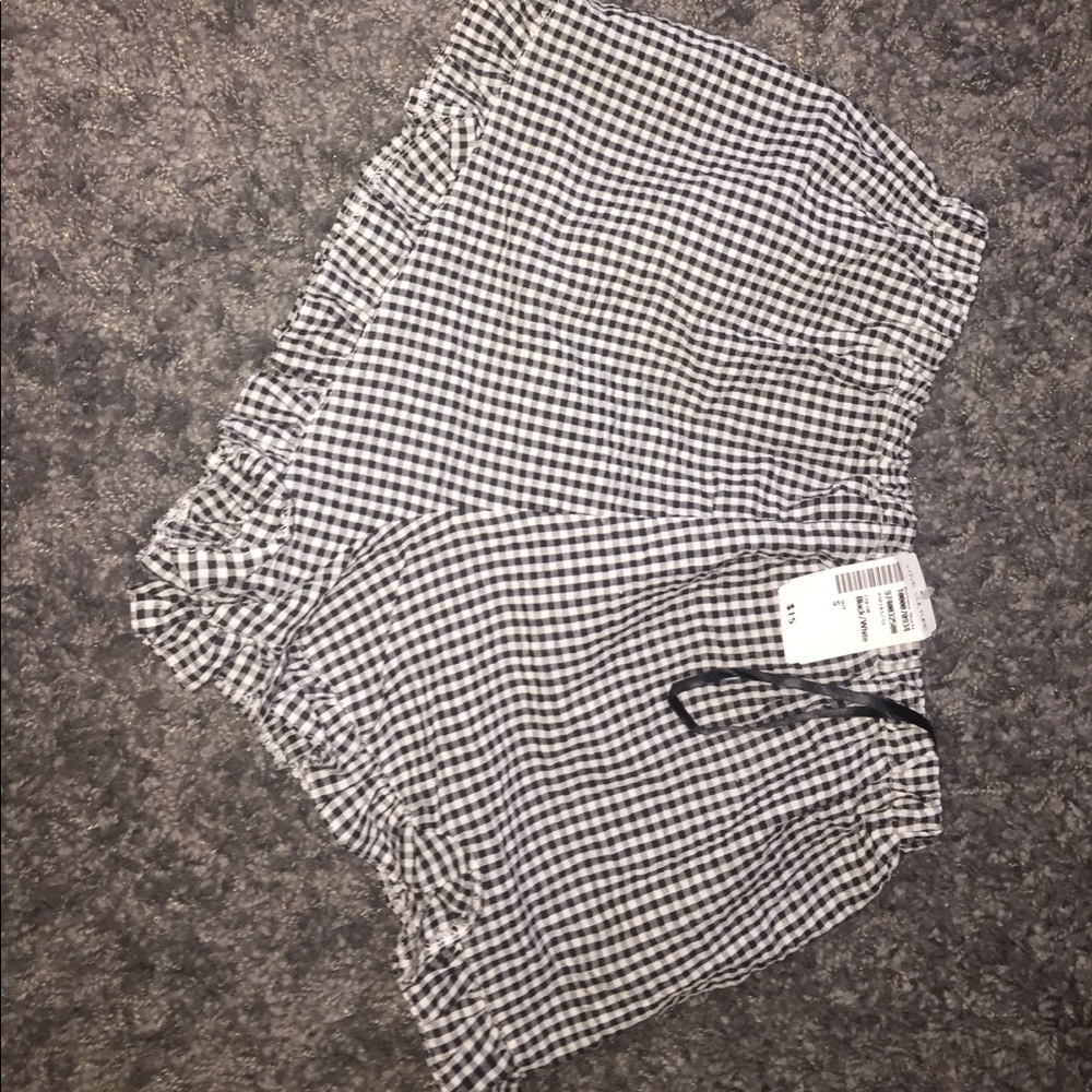 Gingham shorts