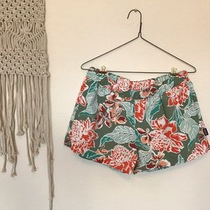 Patagonia floral shorts