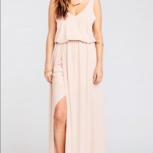 Blush maxi dress - show me your mumu kendall dress