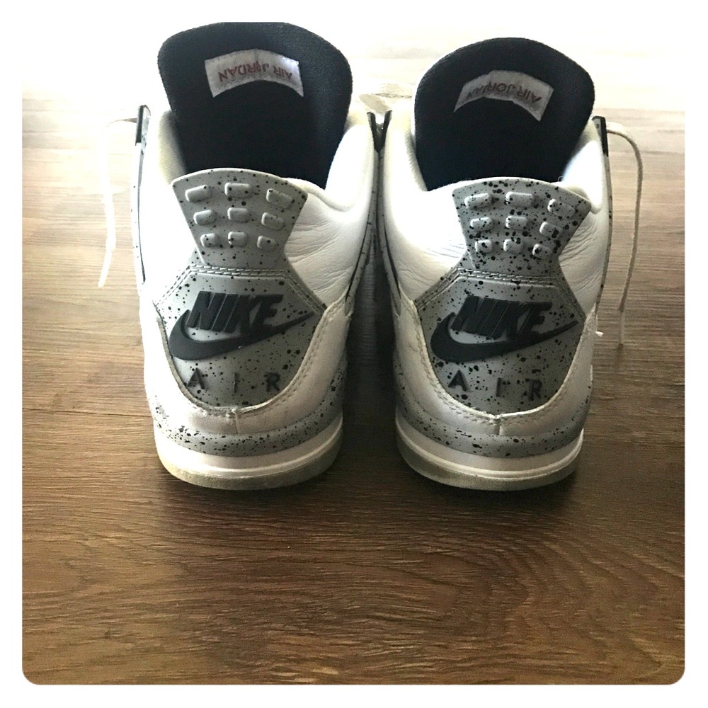 Cement Air Jordan 4's