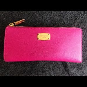 Michael Kors Wallet Hot Pink
