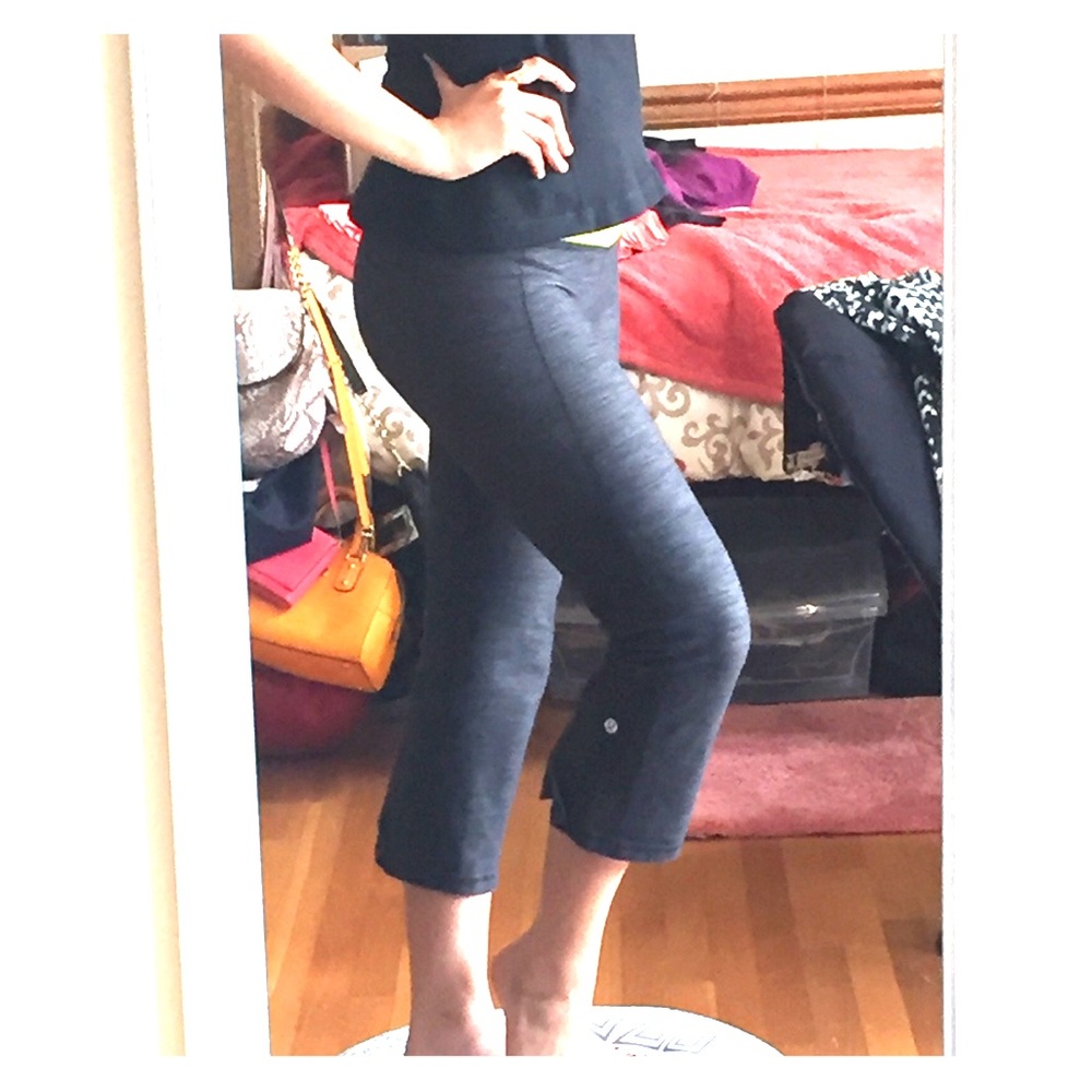 Lululemon High Waisted, Flair Capris