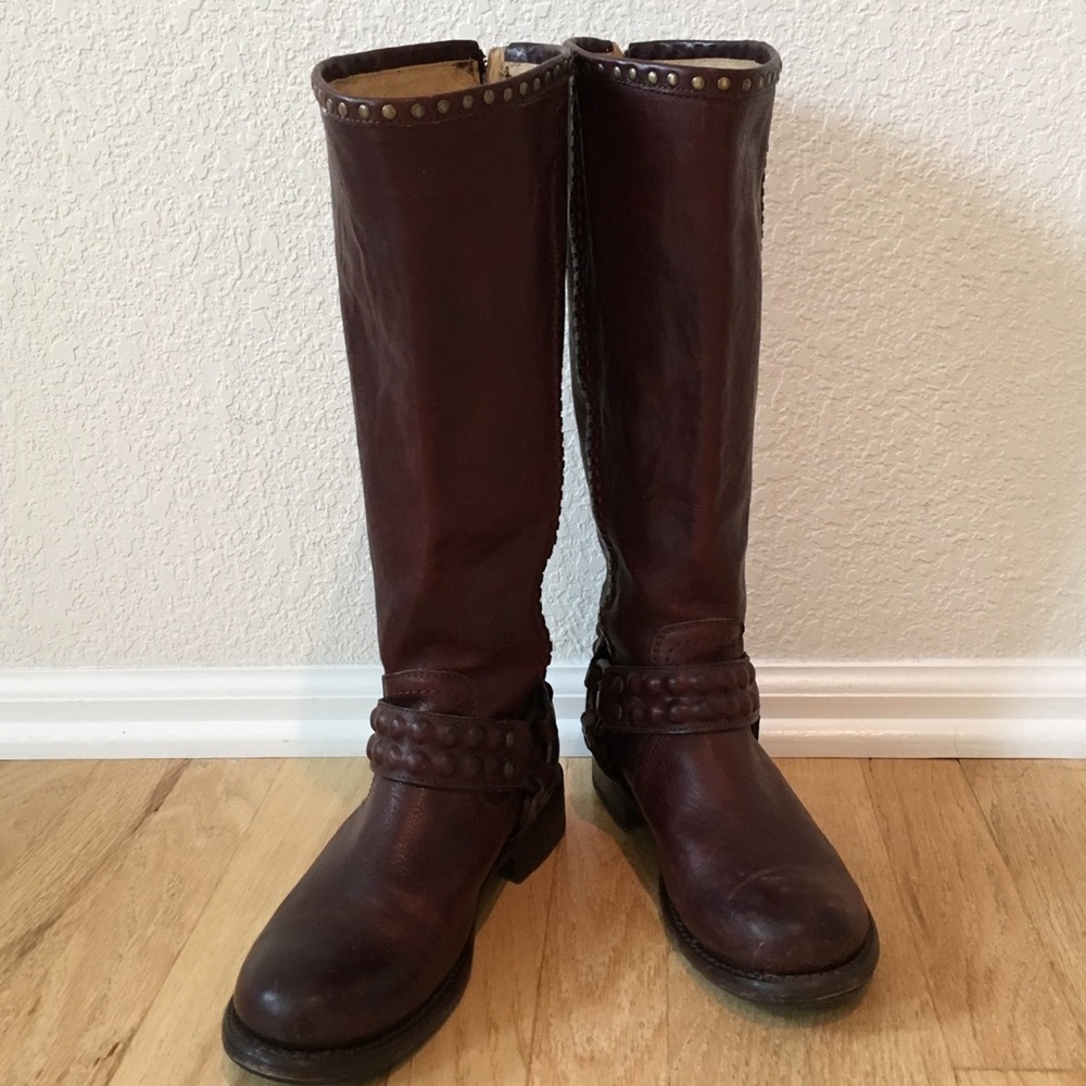 Frye Phillip Harness Tall Boots