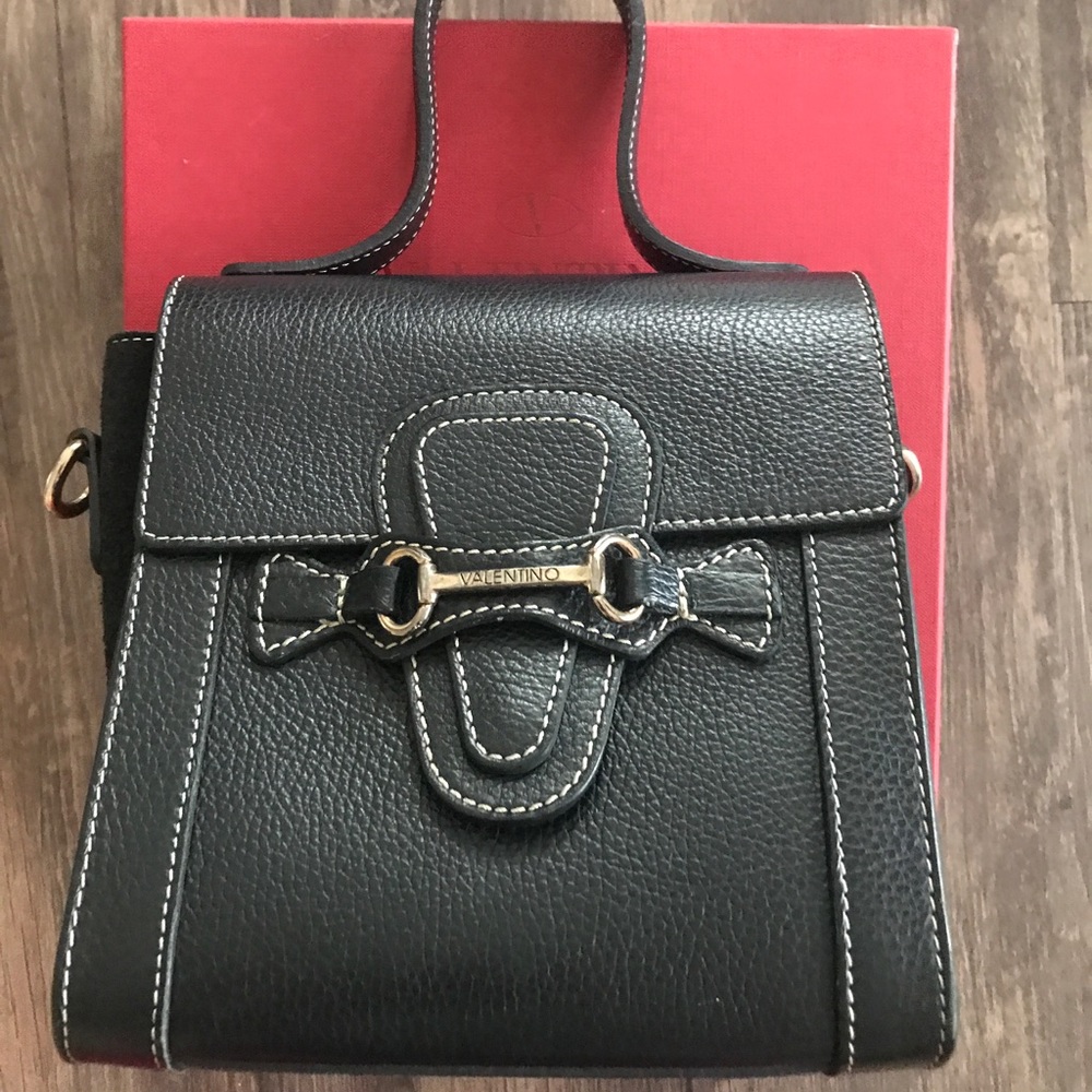 Valentino structured satchel