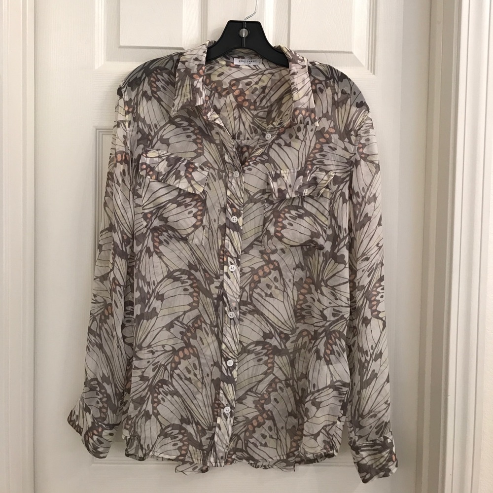 Equipment Femme silk blouse