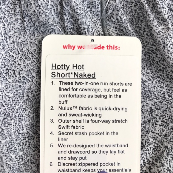 • Lululemon • Hotty Hot Short Naked Fractal Alpine - Picture 7 of 7