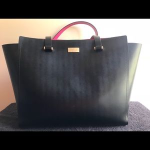 Kate Spade Arbour Hill Kellen Hot Pink and Black