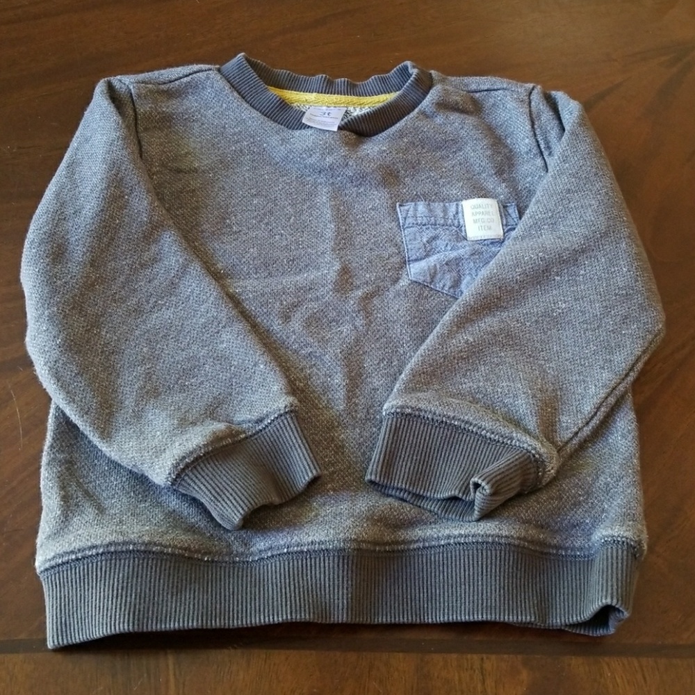 *SOLD*Gray Slub Sweatshirt