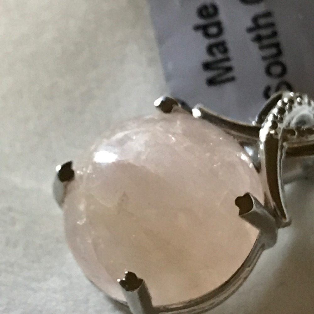 6+ct Cabachon Pink enclusioned Morganite and Topaz