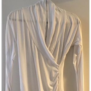 Long sleeve women's shirt WHITE (M)