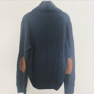 J. Crew merino wool sweater with patched sleeves